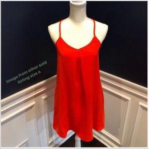 Tinley Road Red Tank Top Dress with Pockets